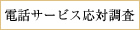 電話サービス応対調査